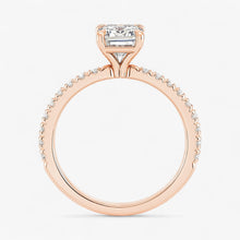 The Classic Pavé Engagement Ring | Emerald