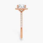 The Timeless Pavé Halo Engagement Ring | Cushion
