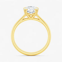 The Double Claw Solitaire Engagement Ring | Round