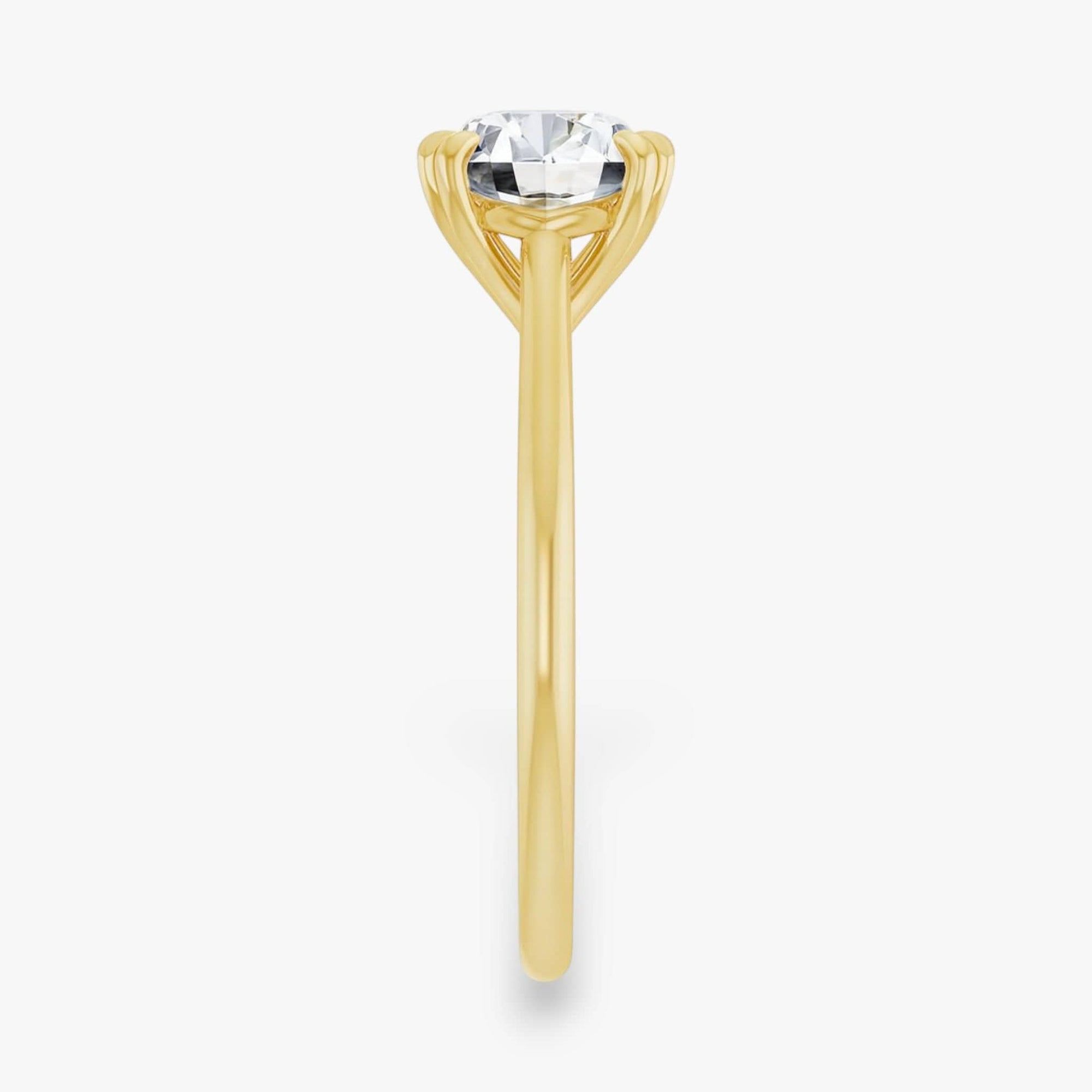 The Double Claw Solitaire Engagement Ring | Round