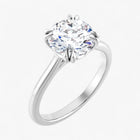 The Double Claw Solitaire Engagement Ring | Round