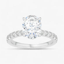 The Classic Pavé Engagement Ring | Oval