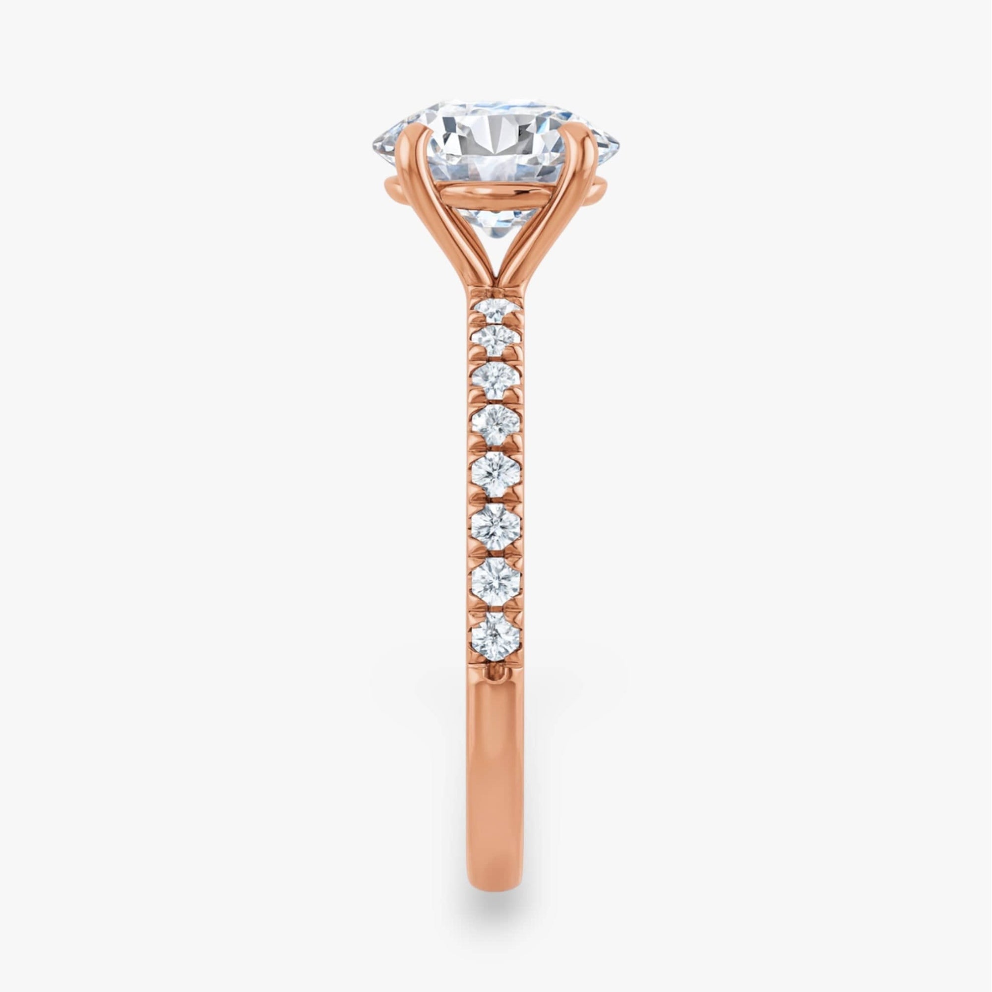 The Classic Pavé Engagement Ring | Oval