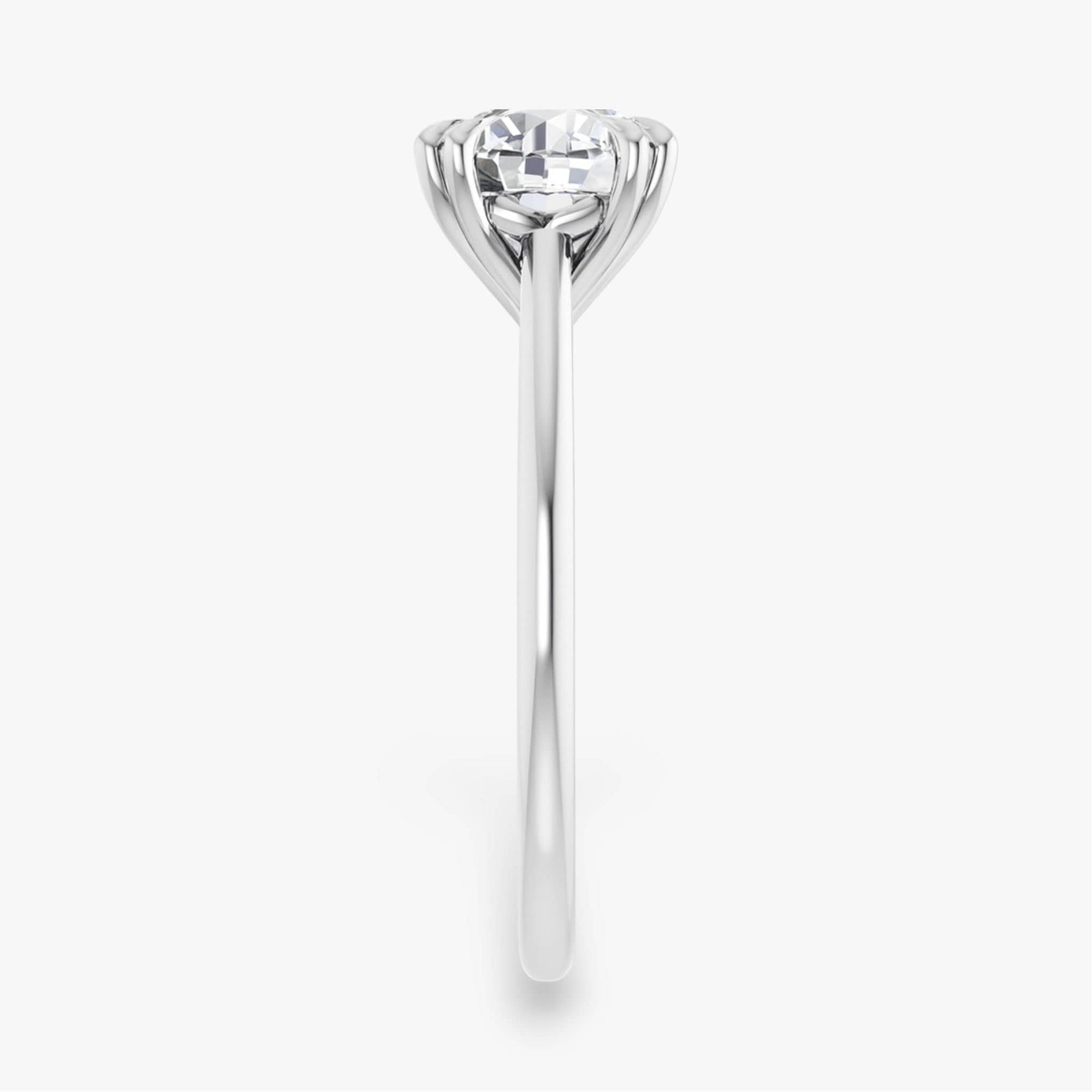 The Double Claw Solitaire Engagement Ring | Round