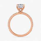 The Classic Pavé Engagement Ring | Oval
