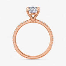 The Classic Pavé Engagement Ring | Oval