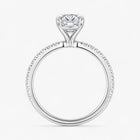 The Classic Pavé Engagement Ring | Cushion