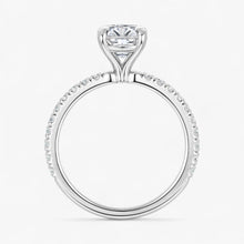 The Classic Pavé Engagement Ring | Cushion