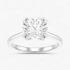 The Double Claw Solitaire Engagement Ring | Round