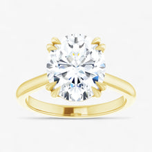 The Double Claw Solitaire Engagement Ring | Oval