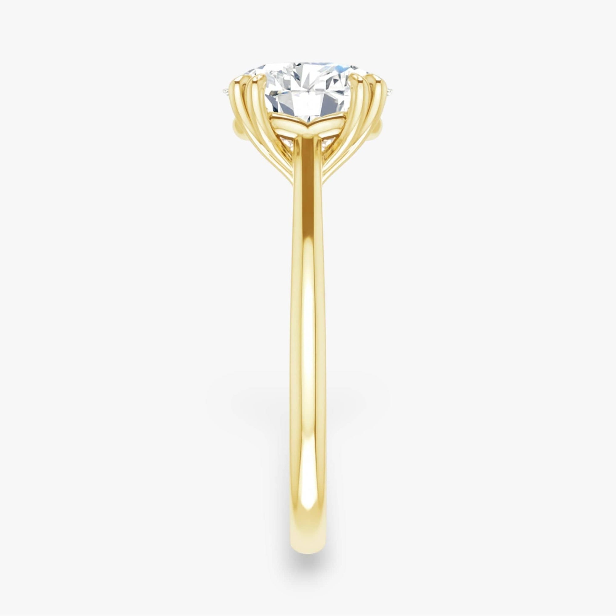 The Double Claw Solitaire Engagement Ring | Oval