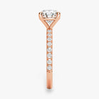 The Classic Pavé Engagement Ring | Cushion