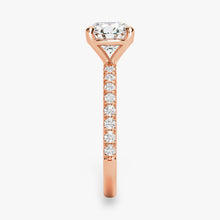 The Classic Pavé Engagement Ring | Cushion