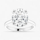 The Double Claw Solitaire Engagement Ring | Oval