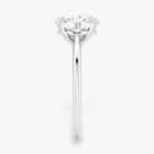 The Double Claw Solitaire Engagement Ring | Oval