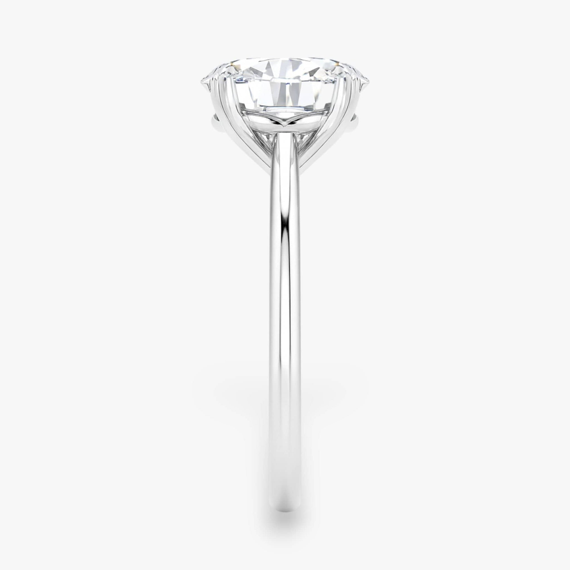 The Double Claw Solitaire Engagement Ring | Oval