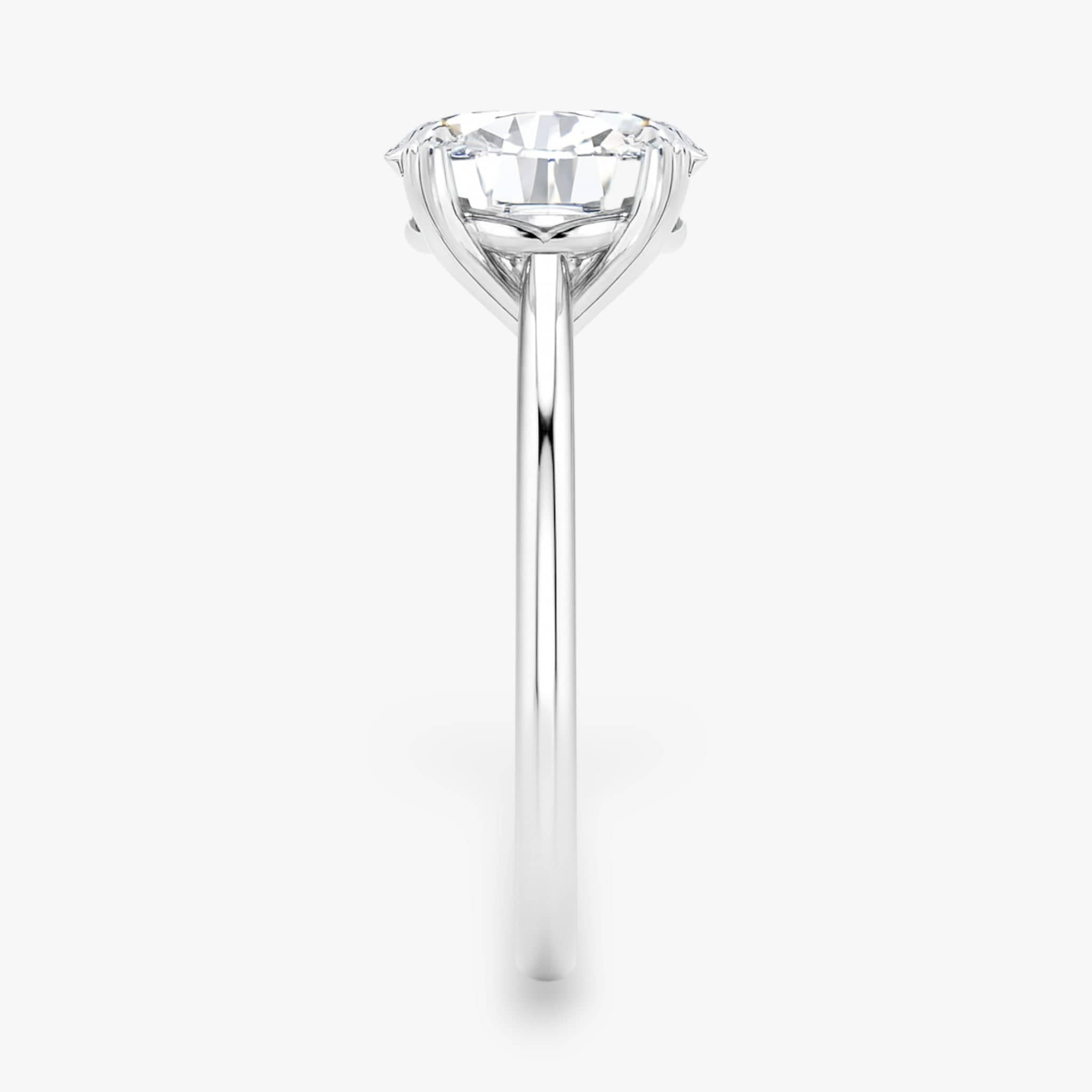 The Double Claw Solitaire Engagement Ring | Oval