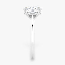 The Double Claw Solitaire Engagement Ring | Oval