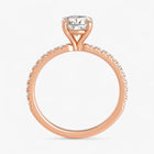 The Classic Pavé Engagement Ring | Cushion