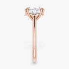 The Double Claw Solitaire Engagement Ring | Oval