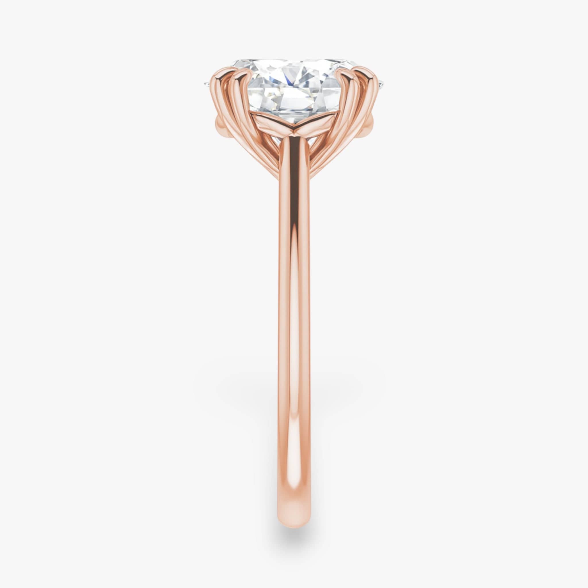 The Double Claw Solitaire Engagement Ring | Oval