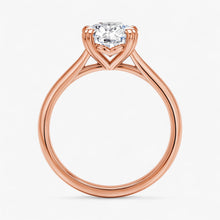 The Double Claw Solitaire Engagement Ring | Round