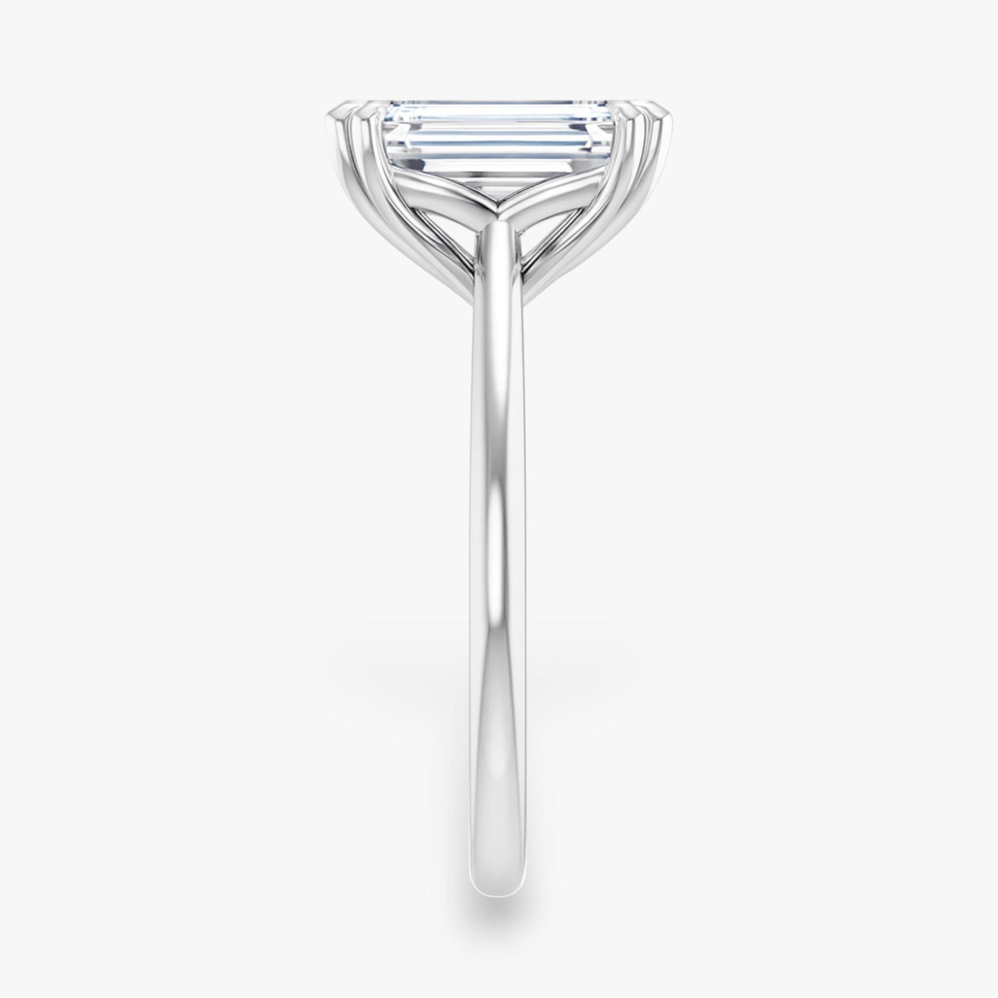 The Double Claw Solitaire Engagement Ring | Emerald