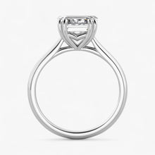 The Double Claw Solitaire Engagement Ring | Emerald