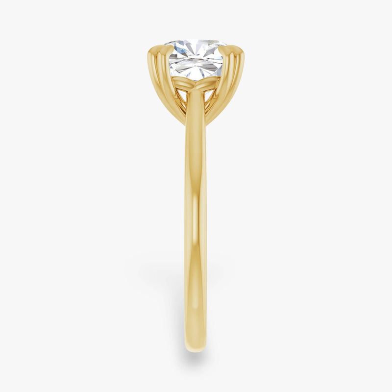The Double Claw Solitaire Engagement Ring | Cushion