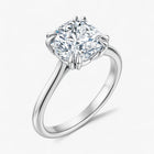 The Double Claw Solitaire Engagement Ring | Cushion