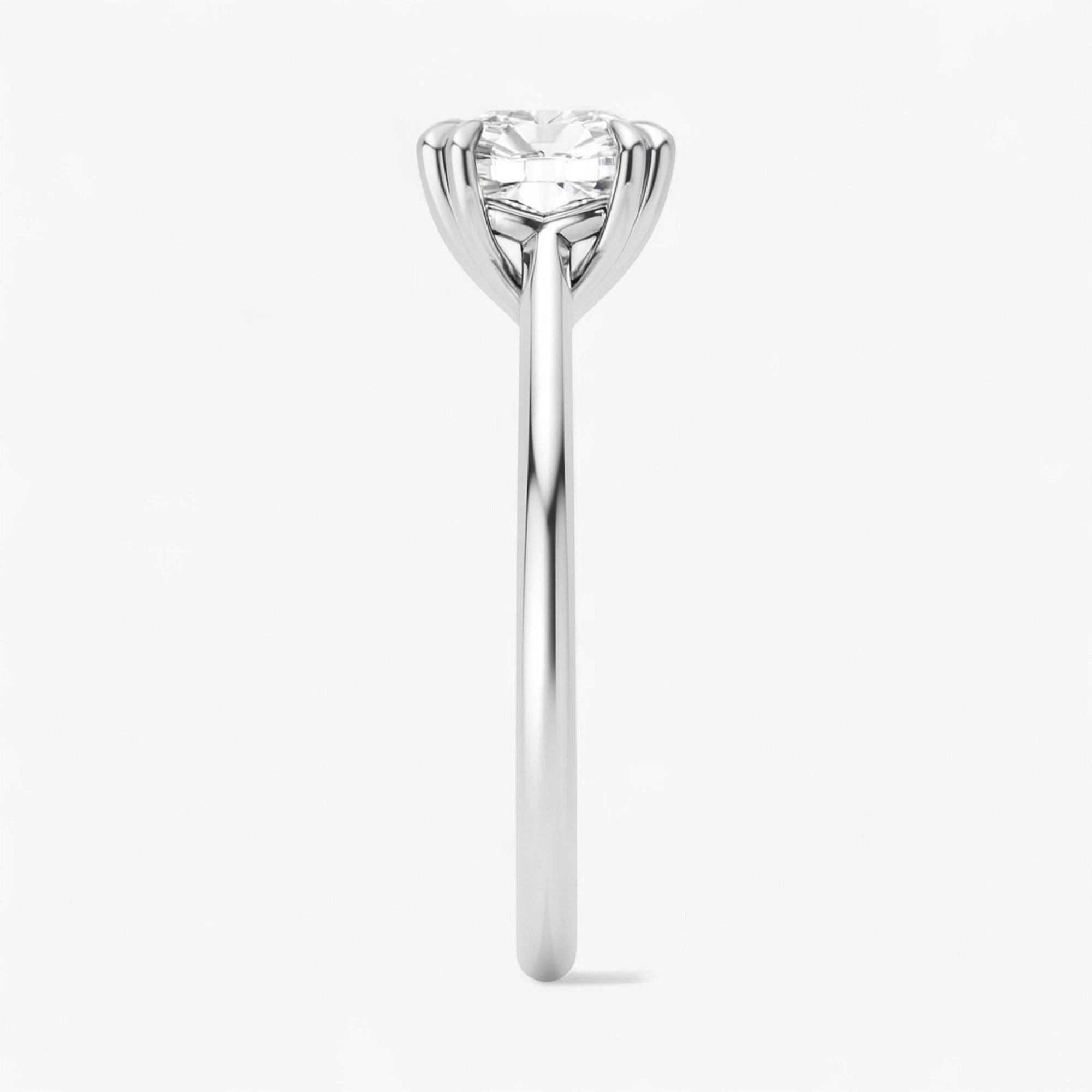 The Double Claw Solitaire Engagement Ring | Cushion