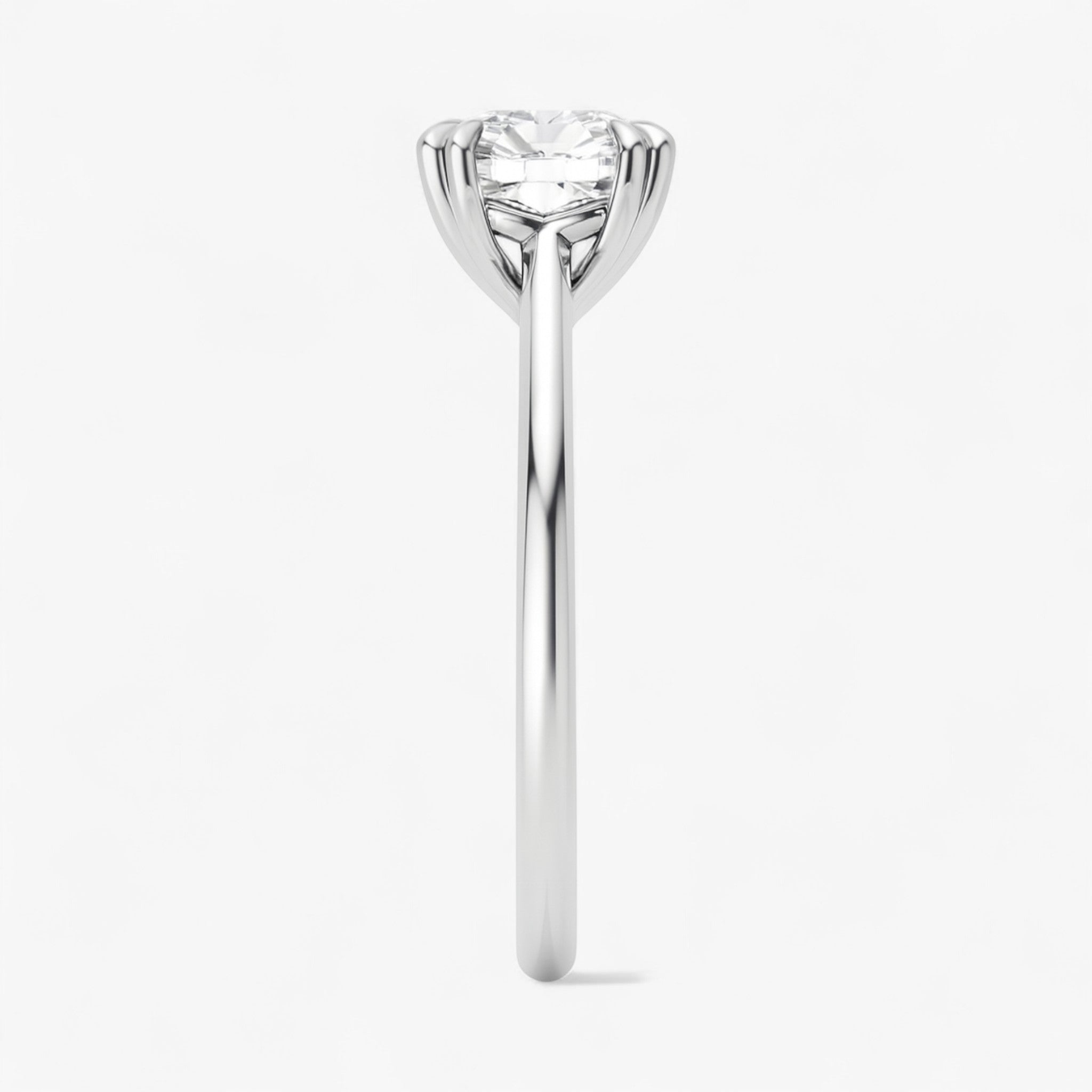 The Double Claw Solitaire Engagement Ring | Cushion