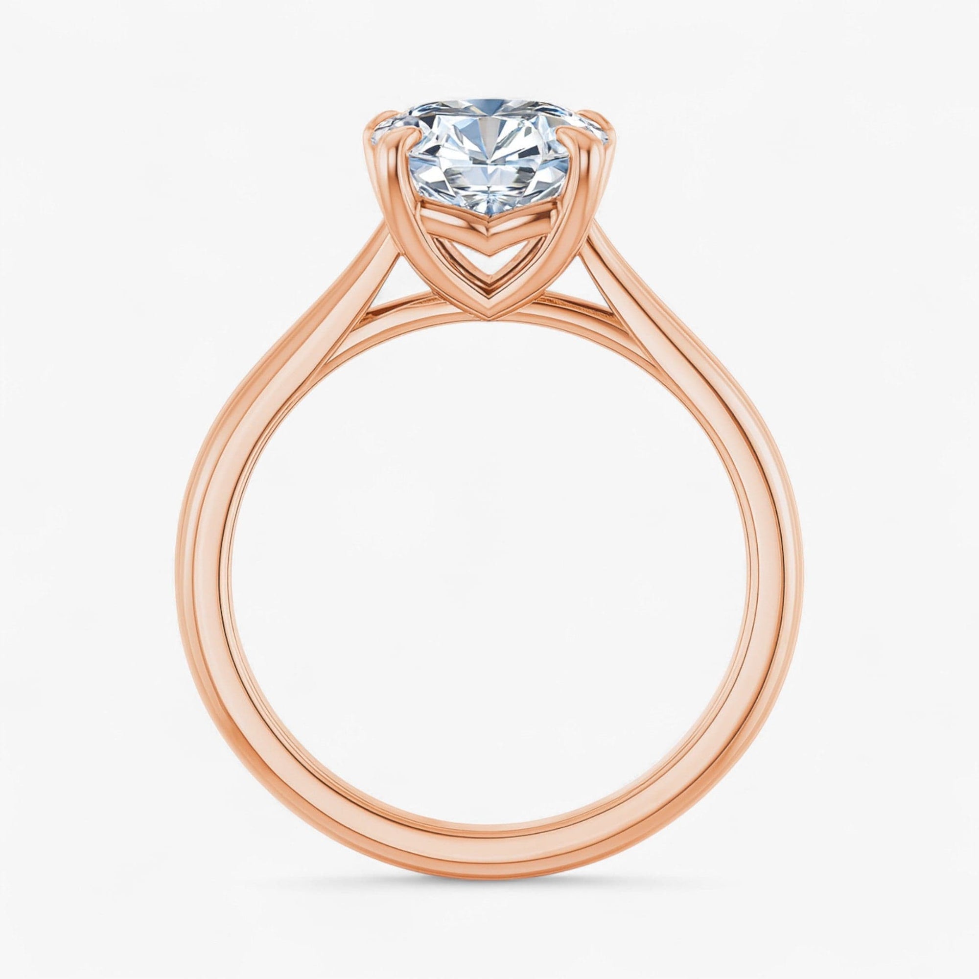 The Double Claw Solitaire Engagement Ring | Cushion