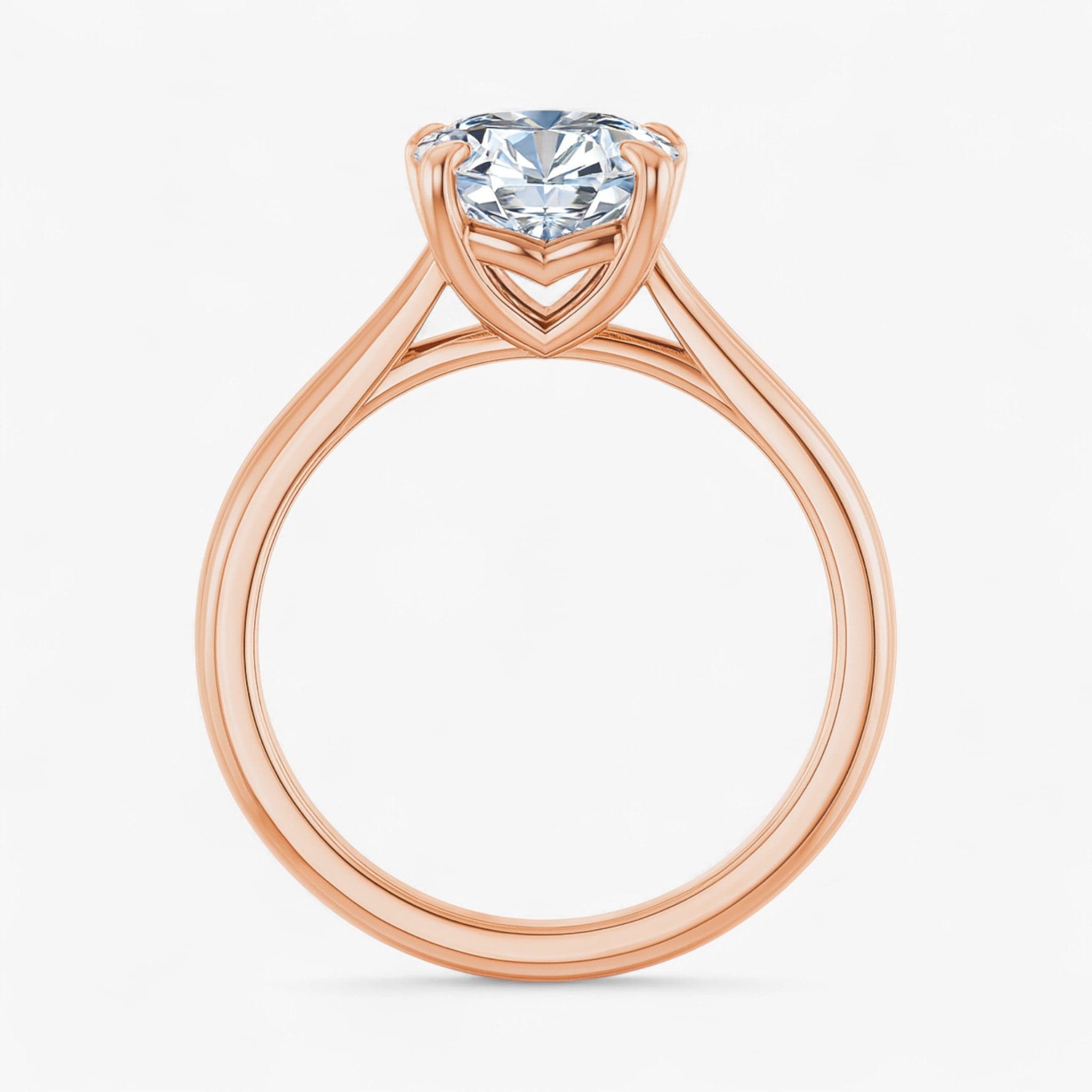 The Double Claw Solitaire Engagement Ring | Cushion