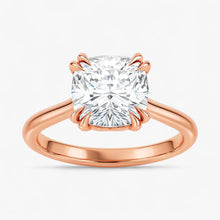 The Double Claw Solitaire Engagement Ring | Cushion