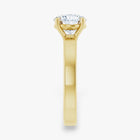 The Cigar Band Solitaire Engagement Ring | Round