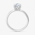 The Cigar Band Solitaire Engagement Ring | Pear