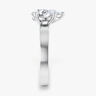 The Cigar Band Solitaire Engagement Ring | Pear