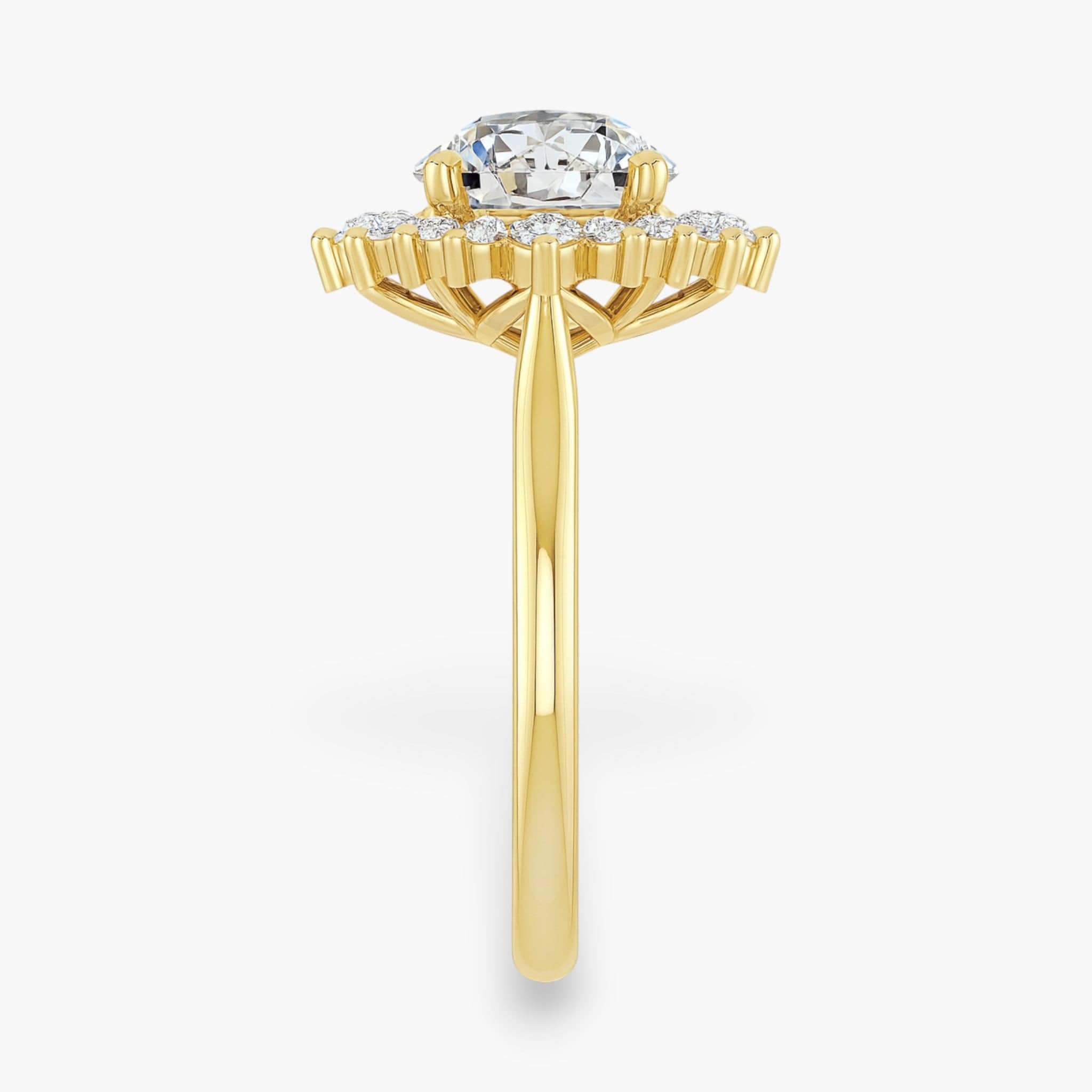 The Royal Halo Engagement Ring | Round
