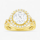 The Iconic Twisted Halo Engagement Ring | Round