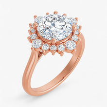 The Royal Halo Engagement Ring | Round