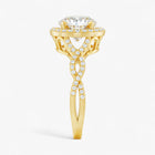 The Iconic Twisted Halo Engagement Ring | Round