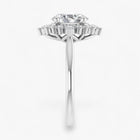 The Royal Halo Engagement Ring | Oval