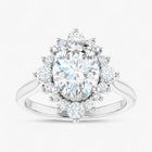The Royal Halo Engagement Ring | Oval