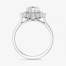 The Royal Halo Engagement Ring | Oval