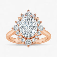 The Royal Halo Engagement Ring | Oval