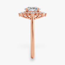 The Royal Halo Engagement Ring | Oval