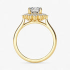 The Royal Halo Engagement Ring | Emerald