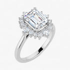 The Royal Halo Engagement Ring | Emerald