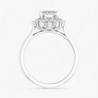 The Royal Halo Engagement Ring | Emerald